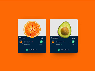 Shopping Card Design concept for Grocery digital product design farmer farmer apps food app fruits graphic design grocery app minimal shopping shopping cart ui design ux