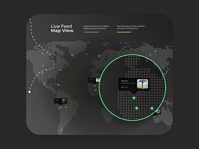 Hiker Tracking Apps Map View adobe xd figma map ui ui ux web design web ui