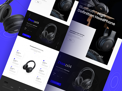 Headphone Landing Page