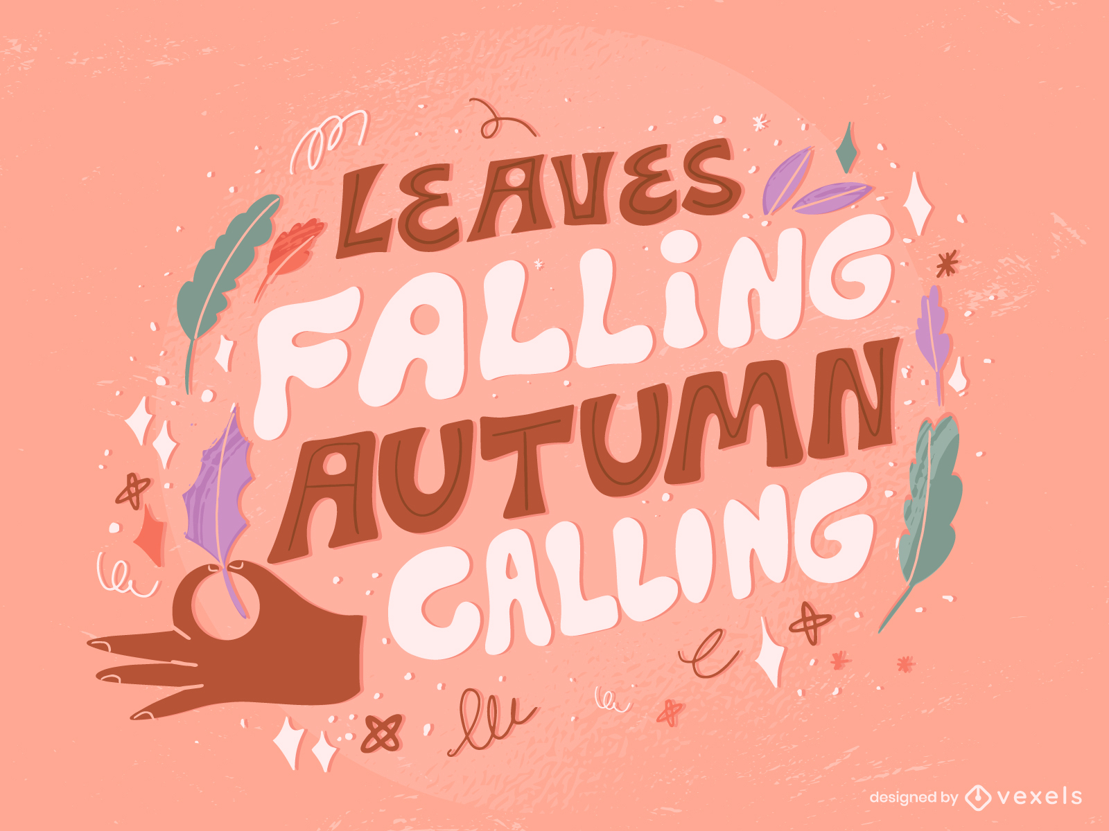 Autumn Lettering by Mik Riero on Dribbble