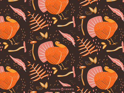 Thanksgiving pattern animal characters collection design editable pattern holidays illustration illustrator pattern seansonals patterns thanksgiving thanksgivingvector turkey vector