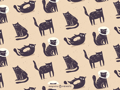 Cat Pattern cat catpattern cute design illustration illustrator pattern patterns vector