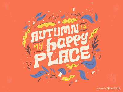 Autumn lettering