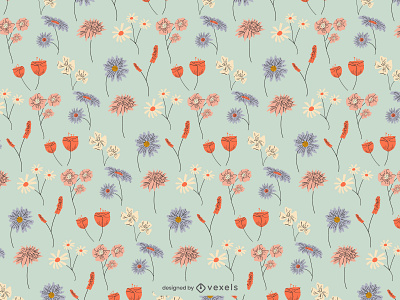 Floral pattern floral floral pattern flower flowers lilie lily nature pattern pattern design roses spring tileable pattern