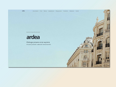 Ardea landing design landing page website