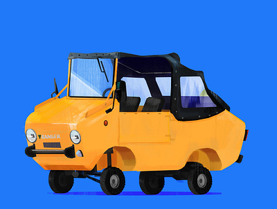 Little Cars series. Ferves Ranger 2d 2d art art artwork cars colors concept illustration vehicle