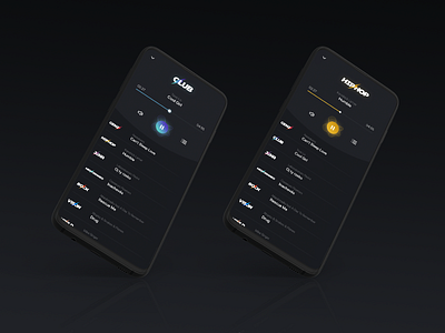 Simple Radio Player mobile ui music player radio uidesign