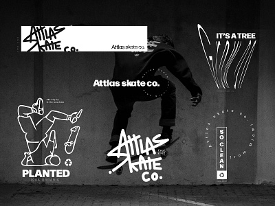 Skateboard and streetware company logo design brand branding design graphic design logo skate skateboard streetware