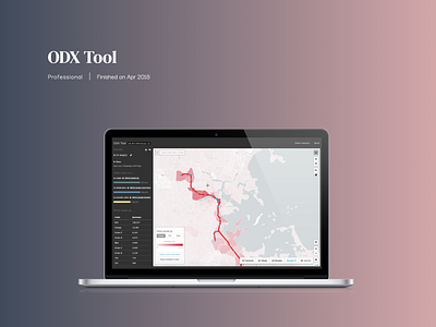 ODX Tool - Data Visualization app cartogram data visualization data viz design infographic information design map design ui ux website