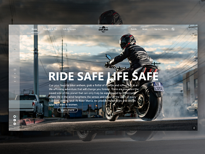 Website for Bike Riders concept trending uidesign uxdesign website