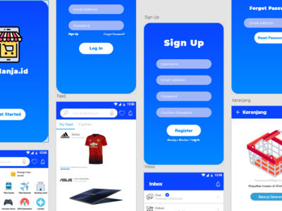 Ecommerce App app design minimal mobile design mobile ui typography ui ux