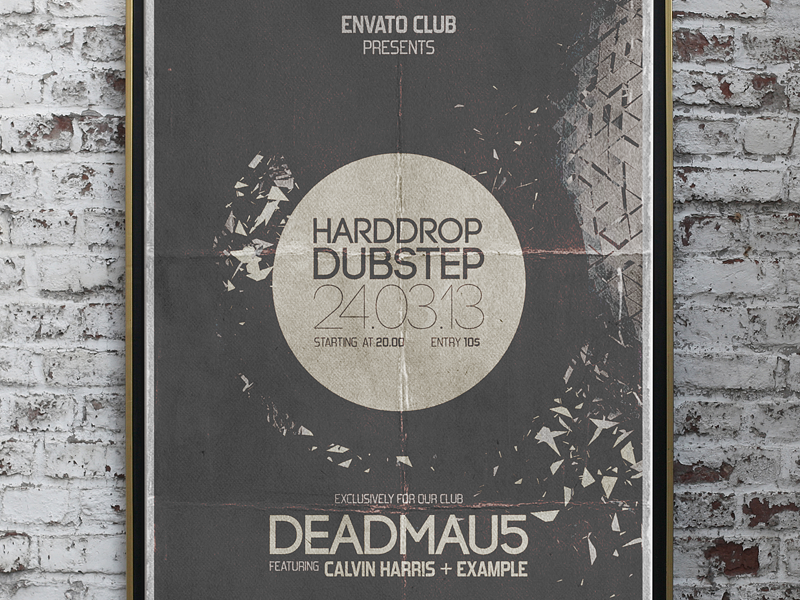 Minimal Typography Event Poster by Rounded Hexagon on Dribbble