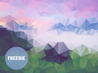 Free Polygonal / Low Poly Background Texture