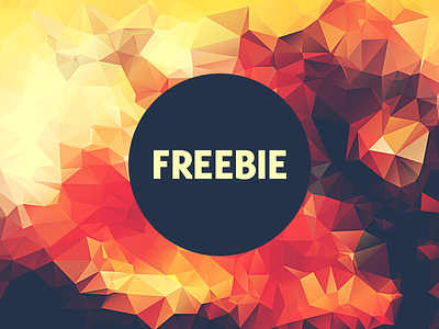 Free Polygonal / Low Poly Background Texture #4