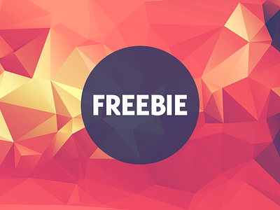 Free Polygonal / Low Poly Background Texture #14