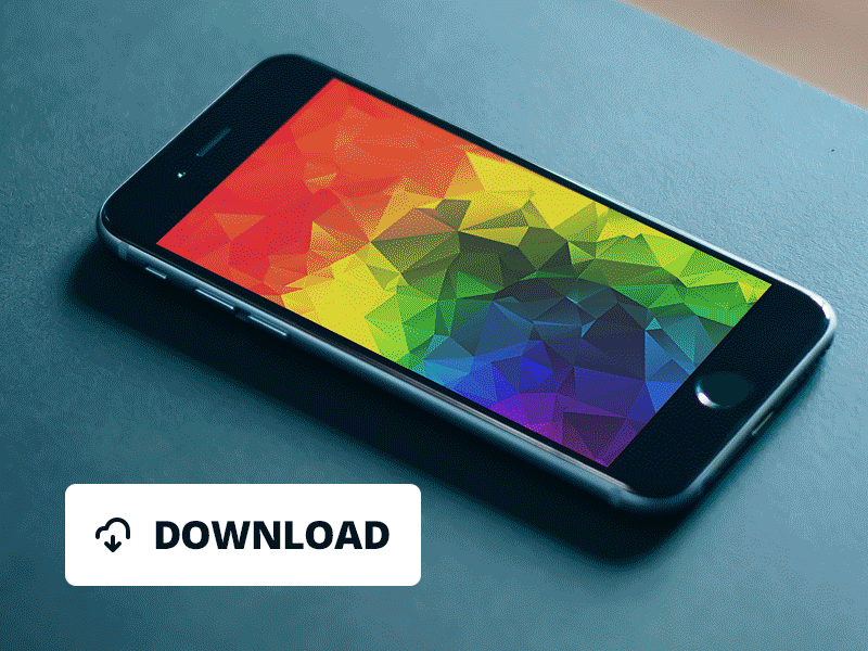 FREE 5 iPhone 6 / iPhone 6 Plus low poly / polygonal wallpapers