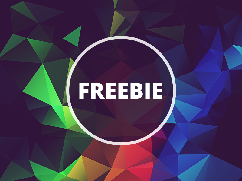 Free Polygonal / Low Poly Background Texture #24 free freebie low poly polygonal flat background texture abstract geometric shape triangle