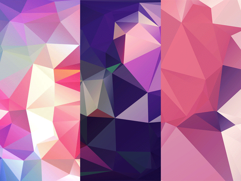 60 Low-Poly Polygonal Background Textures