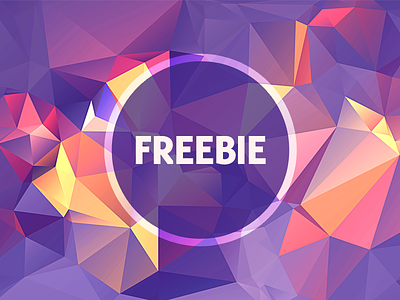 Free Polygonal / Low Poly Background Texture #55