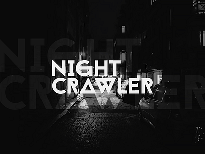 Nightcrawler dark font identity letter lettering logo logotype night nightcrawler typeface typo typography
