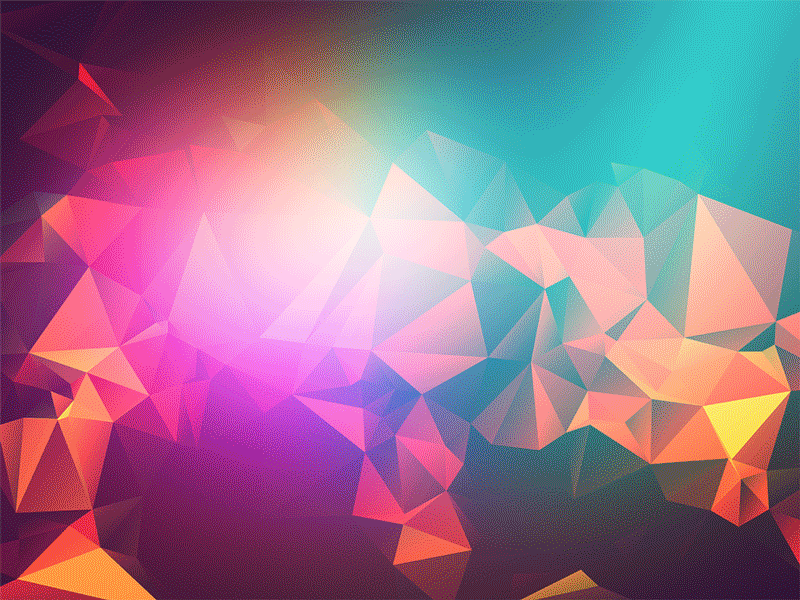 12 Light Leaks Low-Poly Polygonal Background Textures #4