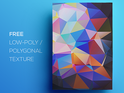 Free Polygonal / Low Poly Background Texture #72 abstract background flat free freebie geometric low poly polygonal shape texture triangle
