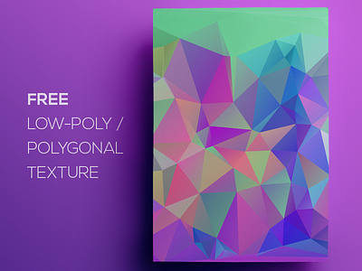 Free Polygonal / Low Poly Background Texture #73