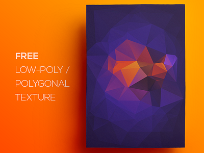 Free Polygonal / Low Poly Background Texture #74 abstract background flat free freebie geometric low poly polygonal shape texture triangle