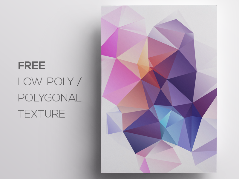 Free Polygonal / Low Poly Background Texture #75 free freebie low poly polygonal flat background texture abstract geometric shape triangle