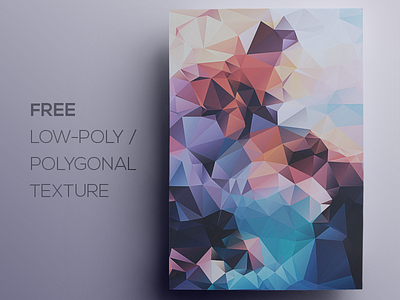 Free Polygonal / Low Poly Background Texture #76 abstract background flat free freebie geometric low poly polygonal shape texture triangle