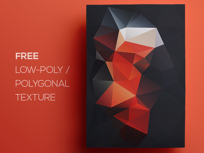 Free Polygonal / Low Poly Background Texture #79 free freebie low poly polygonal flat background texture abstract geometric shape triangle
