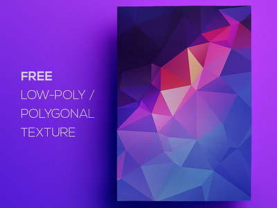 Free Polygonal / Low Poly Background Texture #81