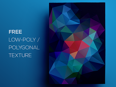 Free Polygonal / Low Poly Background Texture #88 abstract background flat free freebie geometric low poly polygonal shape texture triangle