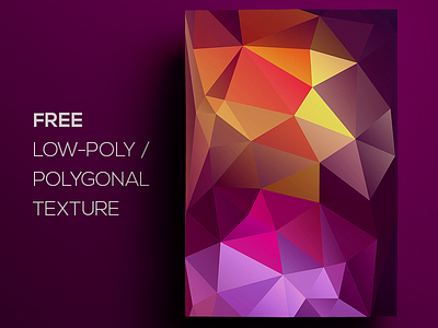 Free Polygonal / Low Poly Background Texture #90 abstract background flat free freebie geometric low poly polygonal shape texture triangle