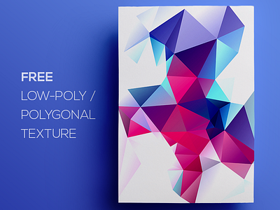 Free Polygonal / Low Poly Background Texture #91 abstract background flat free freebie geometric low poly polygonal shape texture triangle