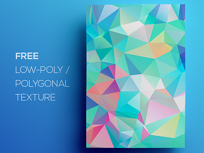 Free Polygonal / Low Poly Background Texture #95