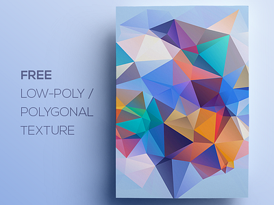 Free Polygonal / Low Poly Background Texture #96