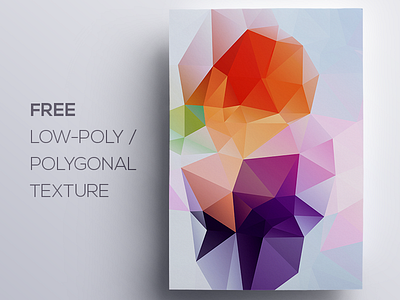 Free Polygonal / Low Poly Background Texture #98 abstract background flat free freebie geometric low poly polygonal shape texture triangle