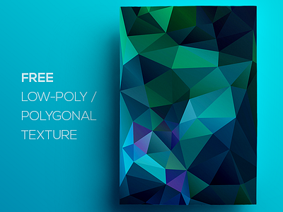 Free Polygonal / Low Poly Background Texture #100 abstract background flat free freebie geometric low poly polygonal shape texture triangle