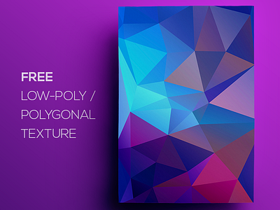 Free Polygonal / Low Poly Background Texture #103