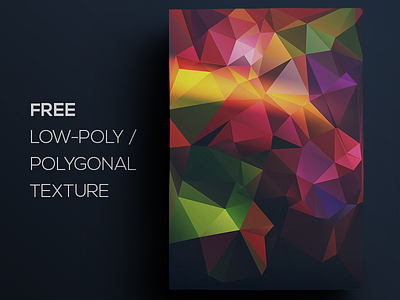 Free Polygonal / Low Poly Background Texture #105 abstract background flat free freebie geometric low poly polygonal shape texture triangle