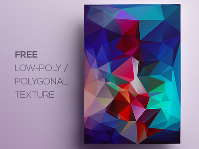 Free Polygonal / Low Poly Background Texture #109 abstract background flat free freebie geometric low poly polygonal shape texture triangle