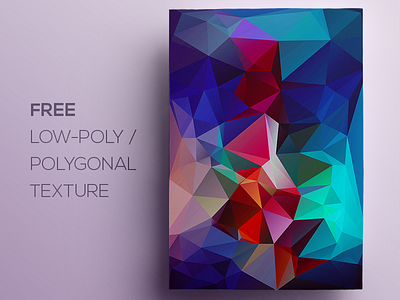 Free Polygonal / Low Poly Background Texture #109