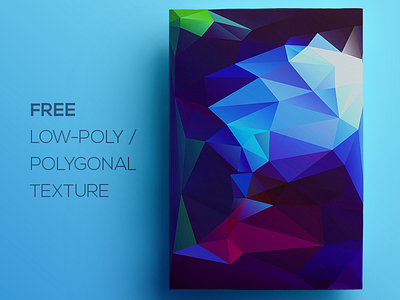 Free Polygonal / Low Poly Background Texture #110 abstract background flat free freebie geometric low poly polygonal shape texture triangle