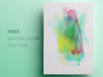 Free Watercolor / Paint Background Texture #1
