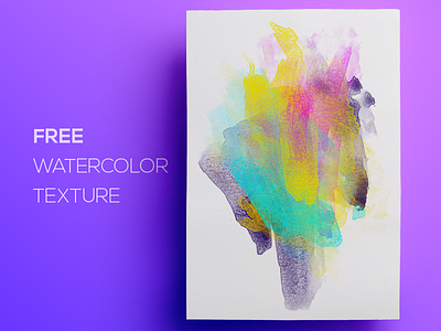 Free Watercolor / Paint Background Texture #3 abstract background flat free freebie grunge paint smudge splash splatter texture watercolor