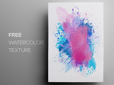 Free Watercolor / Paint Background Texture #6 abstract background flat free freebie grunge paint smudge splash splatter texture watercolor