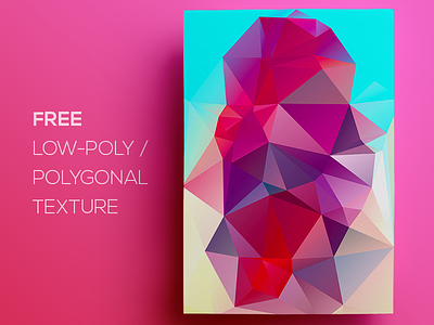 Free Polygonal / Low Poly Background Texture #119 abstract background flat free freebie geometric low poly polygonal shape texture triangle