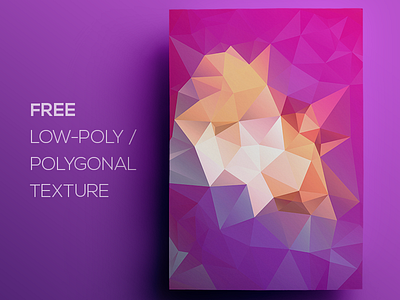 Free Polygonal / Low Poly Background Texture #122