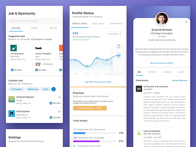 Linkedin Redesign flat ios jobs linkedin redesign social